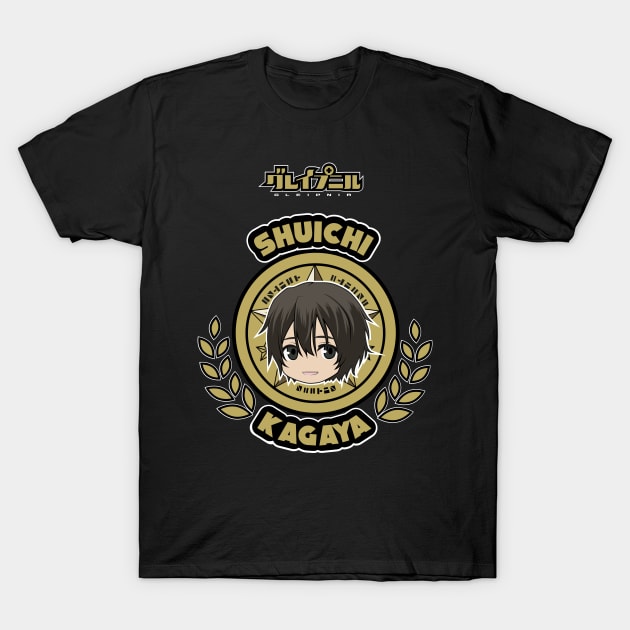 GLEIPNIR: SHUICHI KAGAYA CHIBI (BLACK) T-Shirt by FunGangStore